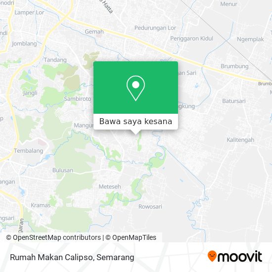 Peta Rumah Makan Calipso