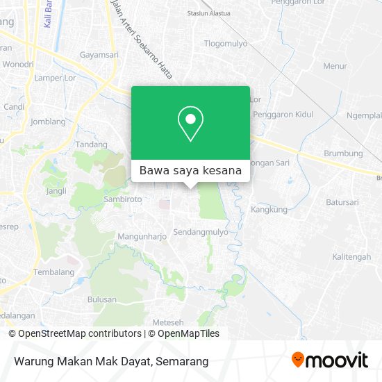 Peta Warung Makan Mak Dayat