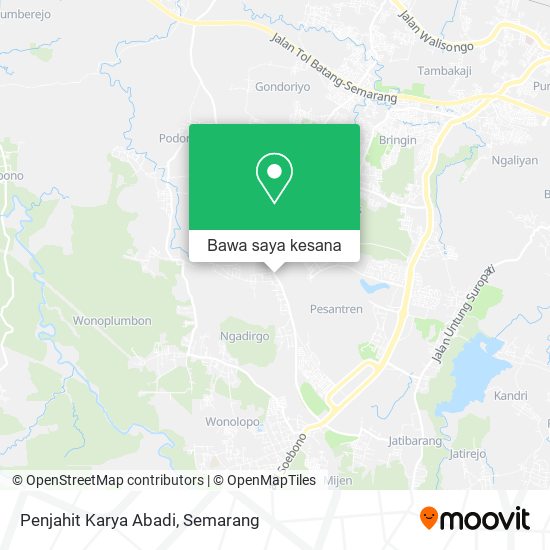 Peta Penjahit Karya Abadi