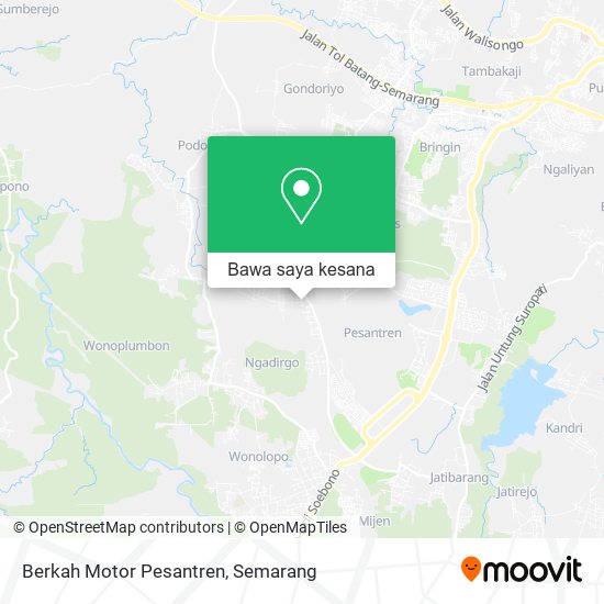 Peta Berkah Motor Pesantren