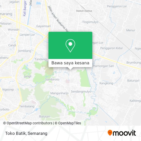 Peta Toko Batik