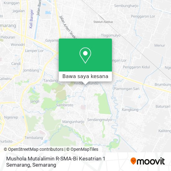 Peta Mushola Muta'alimin R-SMA-Bi Kesatrian 1 Semarang