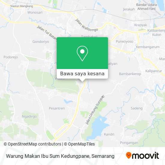 Peta Warung Makan Ibu Sum Kedungpane