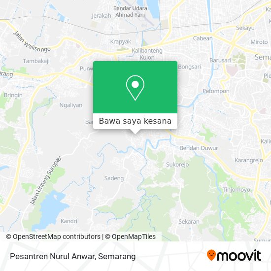 Peta Pesantren Nurul Anwar