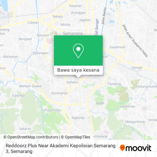 Peta Reddoorz Plus Near Akademi Kepolisian Semarang 3