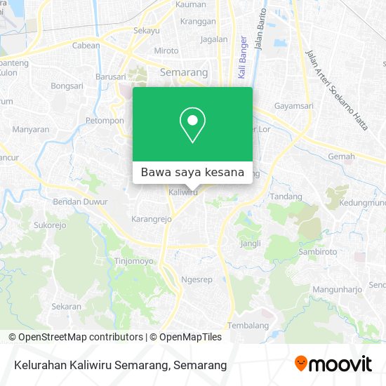 Peta Kelurahan Kaliwiru Semarang