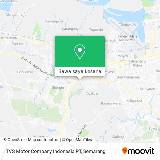 Peta TVS Motor Company Indonesia PT