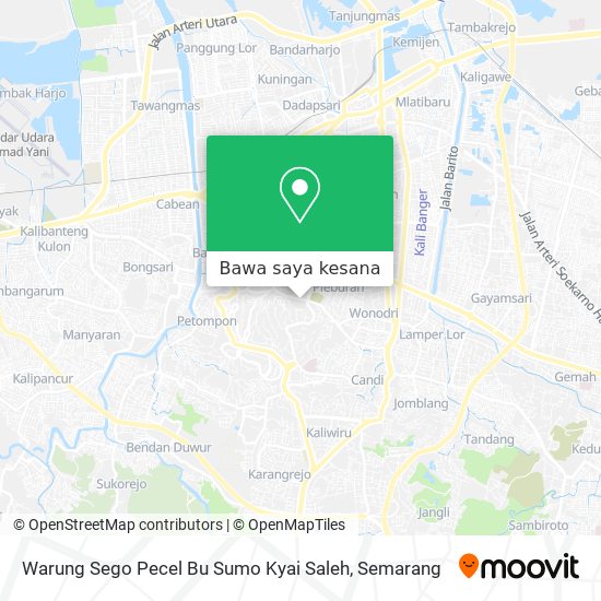 Cara ke Warung Sego Pecel Bu Sumo Kyai Saleh di Kota Semarang