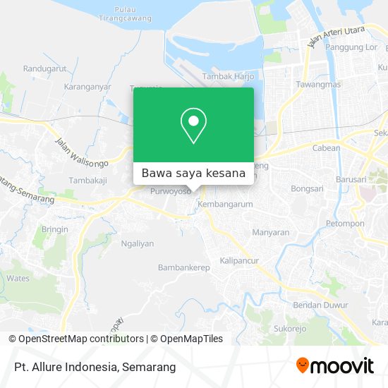 Peta Pt. Allure Indonesia