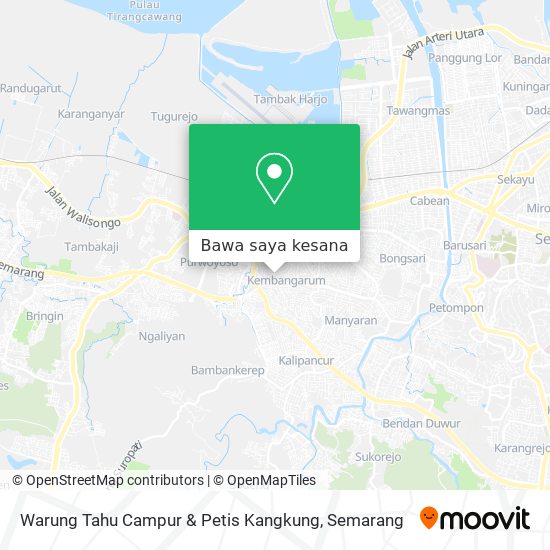 Peta Warung Tahu Campur & Petis Kangkung