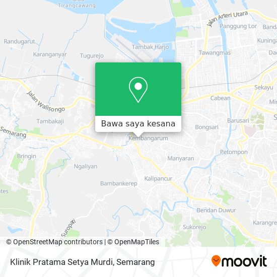 Peta Klinik Pratama Setya Murdi
