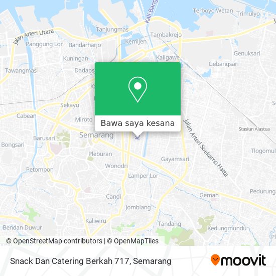 Peta Snack Dan Catering Berkah 717