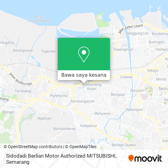 Peta Sidodadi Berlian Motor Authorized MITSUBISHI