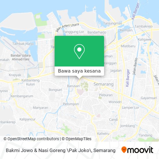 Peta Bakmi Jowo & Nasi Goreng \Pak Joko\