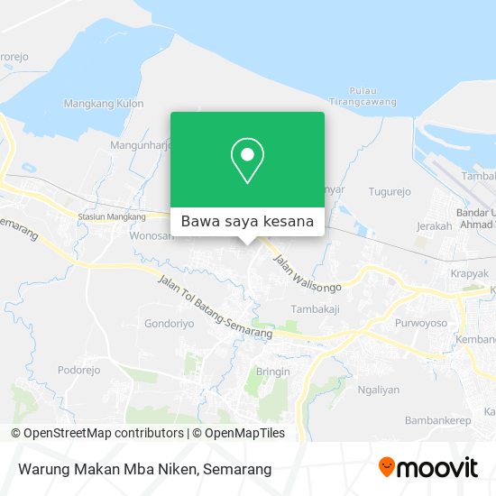 Peta Warung Makan Mba Niken