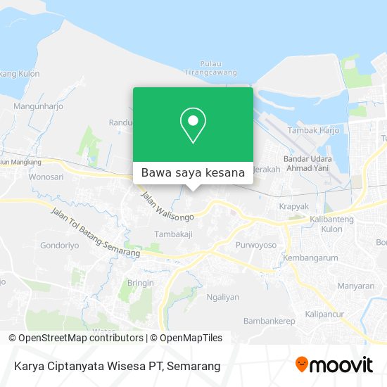 Peta Karya Ciptanyata Wisesa PT