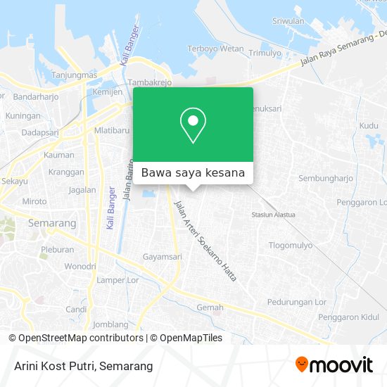 Peta Arini Kost Putri