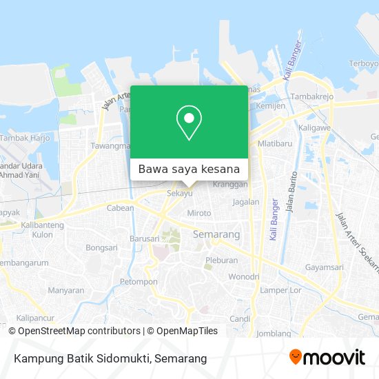 Peta Kampung Batik Sidomukti