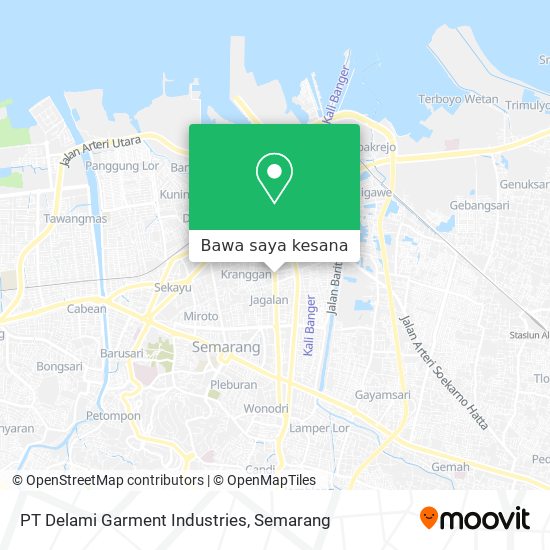 Peta PT Delami Garment Industries