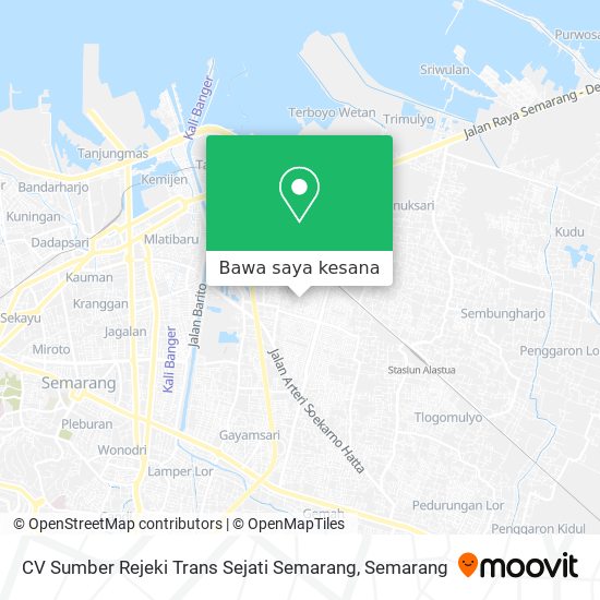 Peta CV Sumber Rejeki Trans Sejati Semarang