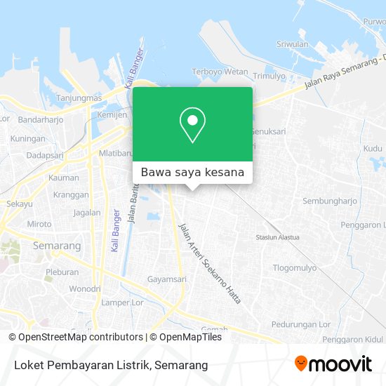 Peta Loket Pembayaran Listrik