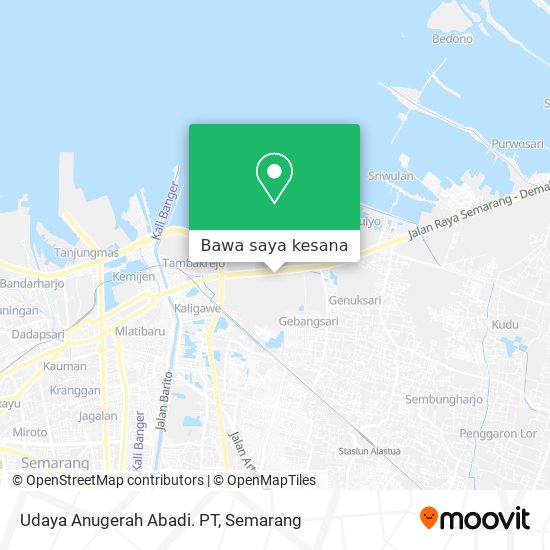 Peta Udaya Anugerah Abadi. PT
