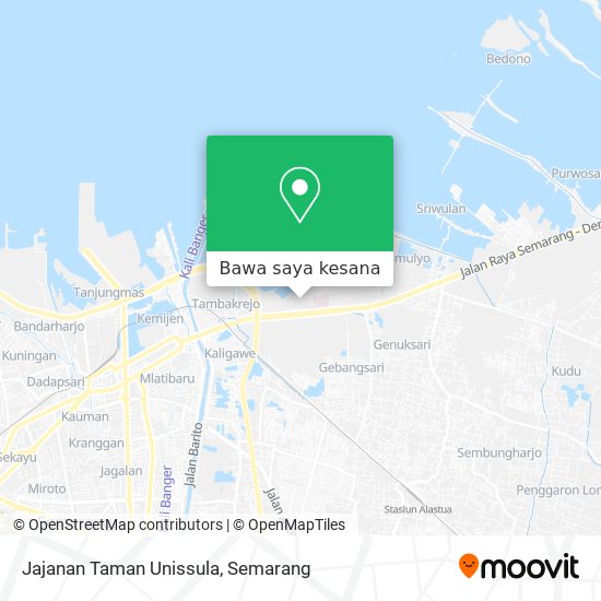 Peta Jajanan Taman Unissula