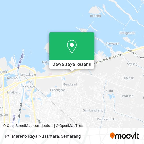Peta Pt. Mareno Raya Nusantara