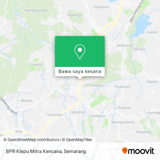 Peta BPR Klepu Mitra Kencana