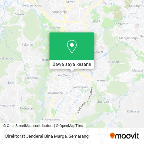 Peta Direktorat Jenderal Bina Marga