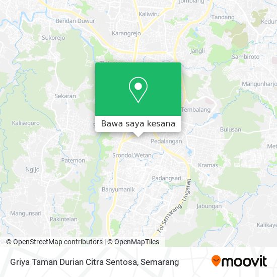 Peta Griya Taman Durian Citra Sentosa