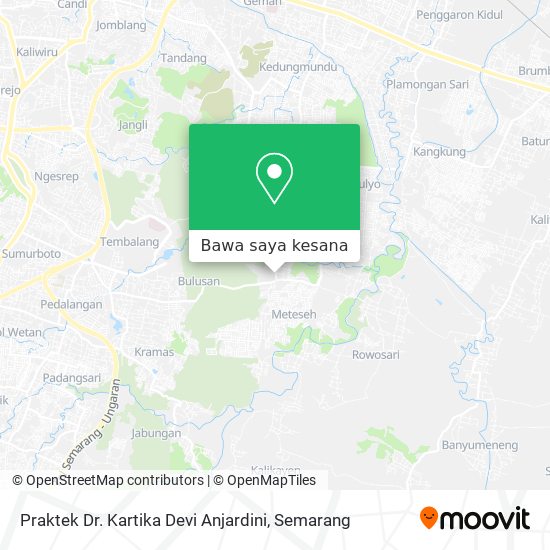 Peta Praktek Dr. Kartika Devi Anjardini