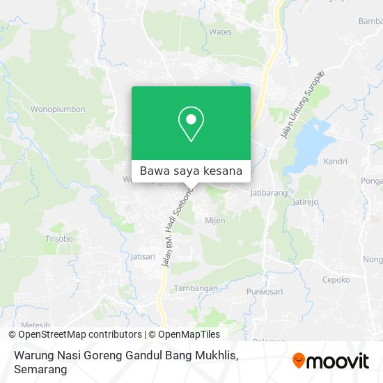 Peta Warung Nasi Goreng Gandul Bang Mukhlis