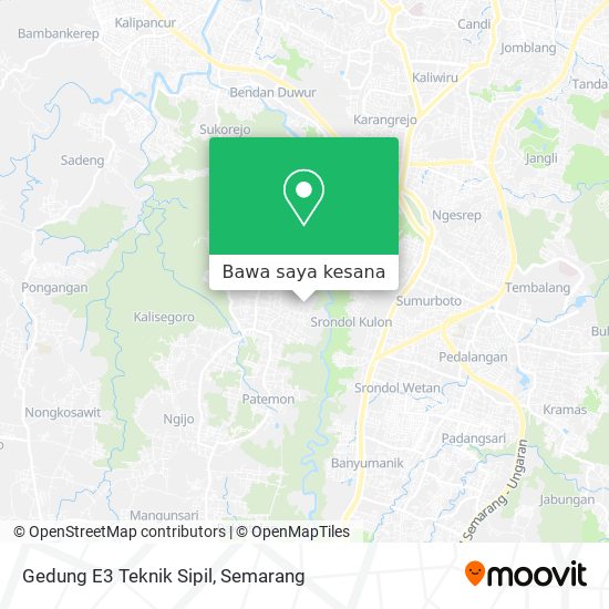 Peta Gedung E3 Teknik Sipil