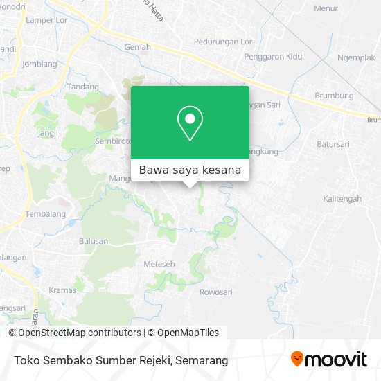 Peta Toko Sembako Sumber Rejeki