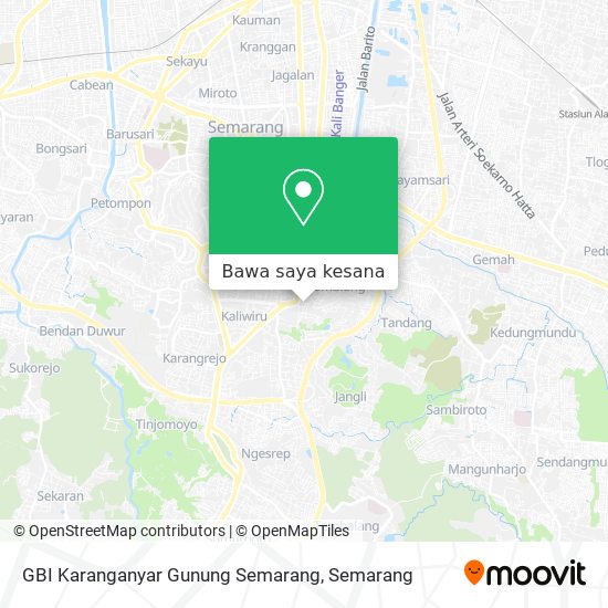 Peta GBI Karanganyar Gunung Semarang