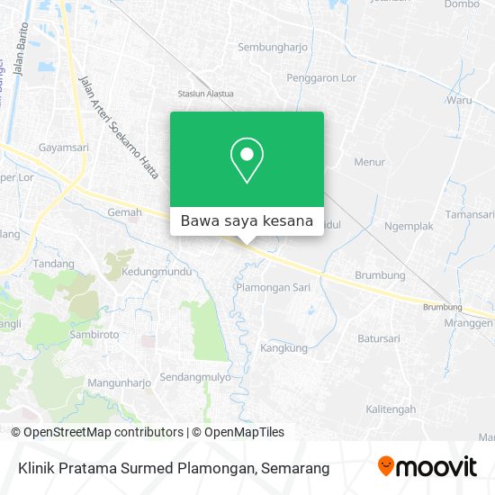 Peta Klinik Pratama Surmed Plamongan