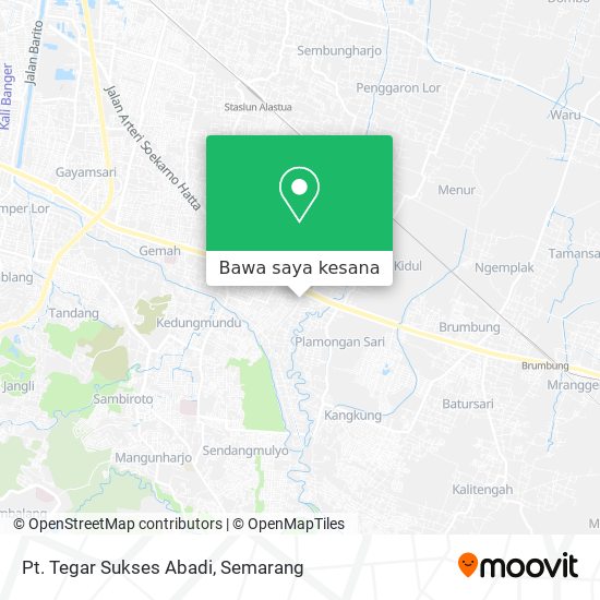 Peta Pt. Tegar Sukses Abadi