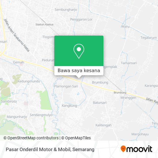 Peta Pasar Onderdil Motor & Mobil
