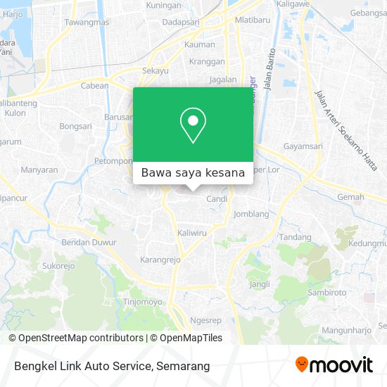 Peta Bengkel Link Auto Service