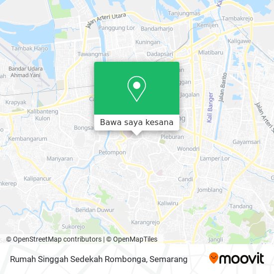 Peta Rumah Singgah Sedekah Rombonga