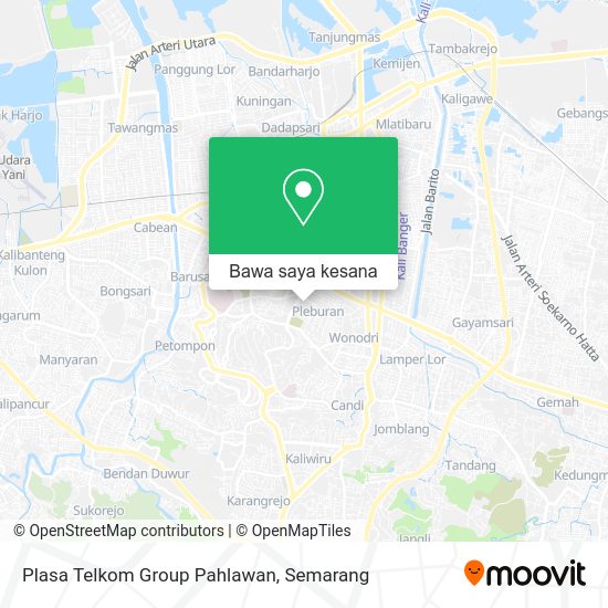 Cara ke Plasa Telkom Group Pahlawan di Kota Semarang menggunakan bis?