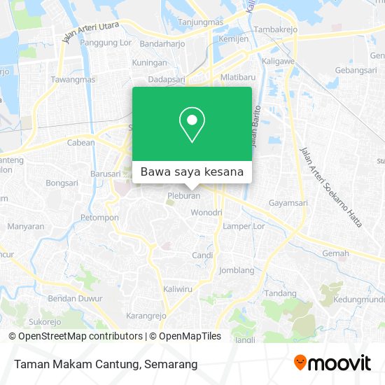 Peta Taman Makam Cantung