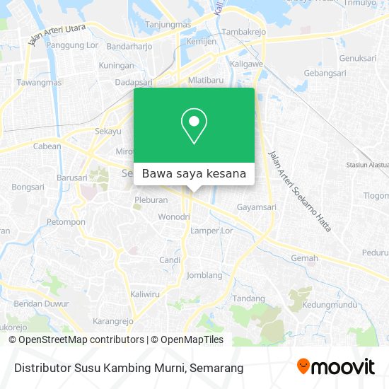 Peta Distributor Susu Kambing Murni
