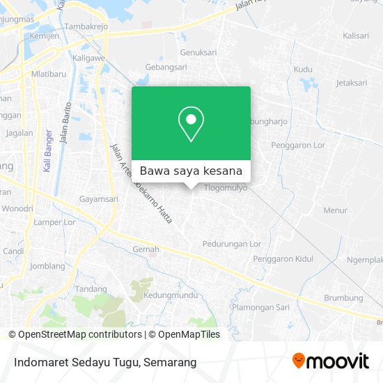 Peta Indomaret Sedayu Tugu