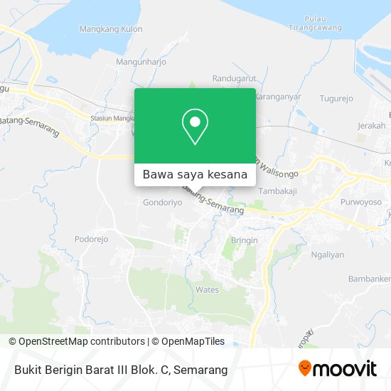 Peta Bukit Berigin Barat III Blok. C