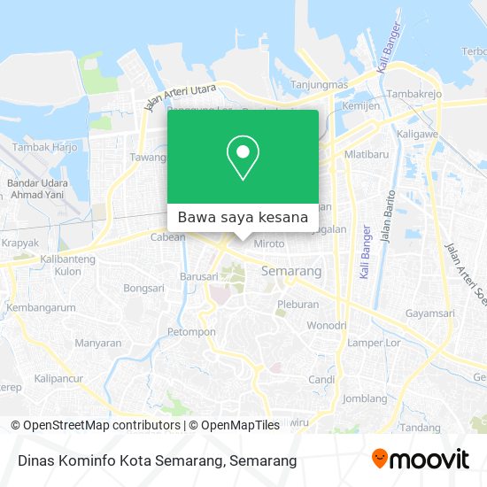 Peta Dinas Kominfo Kota Semarang