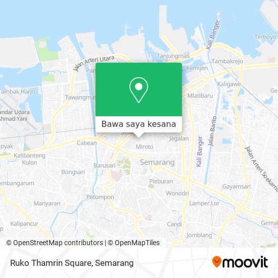 Peta Ruko Thamrin Square