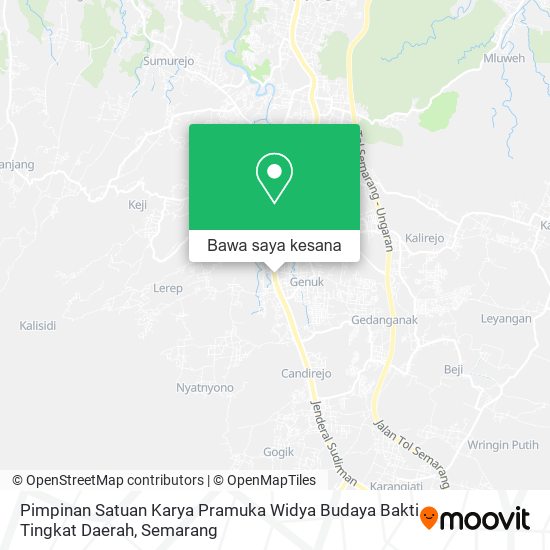 Peta Pimpinan Satuan Karya Pramuka Widya Budaya Bakti Tingkat Daerah