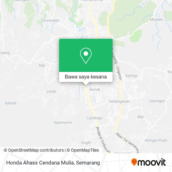 Peta Honda Ahass Cendana Mulia